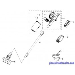 Ensemble Tube pour Aspirateur SAMSUNG Ensemble Tube pour Aspirateur SAMSUNG