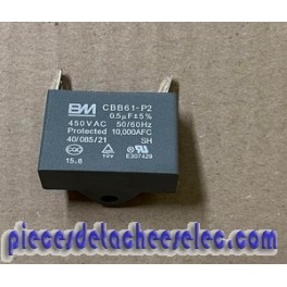 Condensateur 0.5uF pour Déshumidificateur QLIMA