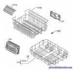 Panier Supérieur Gris pour Lave Vaisselle IKEA
