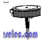 Bouton/variateur/marron+Noir pour Aspirateur ROWENTA