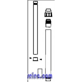 Tube/telescopique/noir+Gris pour Ventilateur TEFAL Tube/telescopique/noir+Gris pour Ventilateur TEFAL