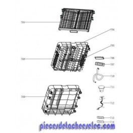 Panier Superieur pour Lave-Vaisselle Thomson Panier Superieur pour Lave-Vaisselle Thomson
