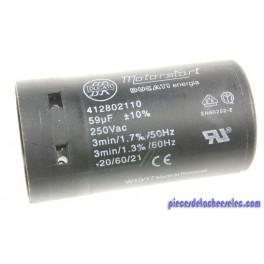 Condensateur 59mf 59,0uf 250v pour Robot Culinaire MAGIMIX