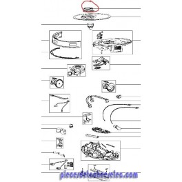 Couvercle émetteur pour robot aspirateur rowenta Couvercle émetteur pour robot aspirateur rowenta
