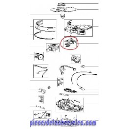 Buse avant moteur pour aspirateur Rowenta Buse avant moteur pour aspirateur Rowenta