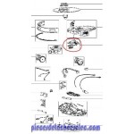 Buse avant moteur pour aspirateur Rowenta 