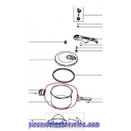 Cuve en inox et satin 6L Cuve en inox et satin 6L