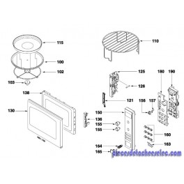 Support Commande pour Micro Ondes SCHOLTES Support Commande pour Micro Ondes SCHOLTES