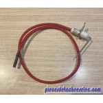Kit Electrode + Liaison Filaire à Cosse Plate + Support Fixation pour Barbecue RBS Campingaz