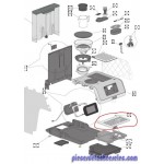 Grille d'appuie pour tasse pour cafetière delonghi 