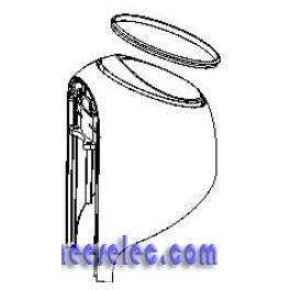 Boitier/superieur/blanc pour Aspirateur Laveur ROWENTA Boitier/superieur/blanc pour Aspirateur Laveur ROWENTA