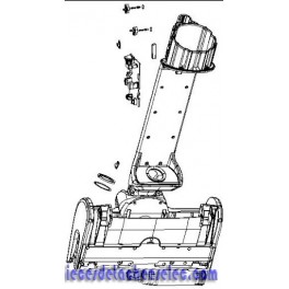 Electro-brosse+Boitier/arriere pour Aspirateur Laveur ROWENTA Electro-brosse+Boitier/arriere pour Aspirateur Laveur ROWENTA