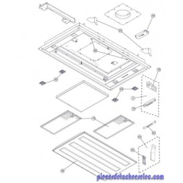Filtre métal pour Hotte FALMEC Filtre métal pour Hotte FALMEC