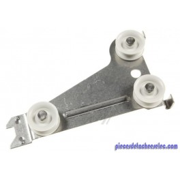 Tôle de Fixation Gauche Avec Roulettes pour Lave Vaisselle MIELE Tôle de Fixation Gauche Avec Roulettes pour Lave Vaisselle MIELE