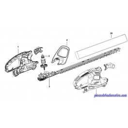 Sortie Entrée Lame pour Taille Haie BLACK DECKER Sortie Entrée Lame pour Taille Haie BLACK DECKER