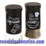 DUO SALIERE + POIVRIERE BISTRO (VIDE)