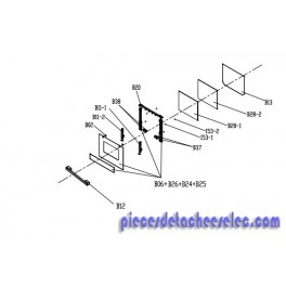 Vitre Interieur pour Four COOKE LEWIS