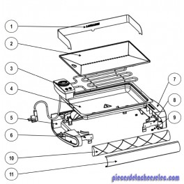 Ensemble Resistance pour Plancha LAGRANGE Ensemble Resistance pour Plancha LAGRANGE
