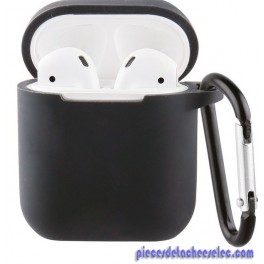 COQUE DE PROCTECTION POUR APPLE AIRPODS 1 & 2 NOIR