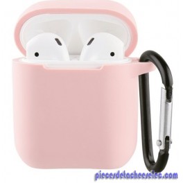 COQUE DE PROCTECTION POUR APPLE AIRPODS 1 & 2 ROSE