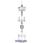 Bloc Récupérateur Fouet pour Mixeur PR154A Riviera & Bar