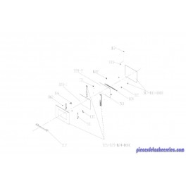 Vitre Intérieure pour Four COOKE LEWIS Vitre Intérieure pour Four COOKE LEWIS