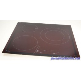 Dessus Vitro + Clavier pour Plaque de Cuisson SPI4367B Sauter