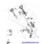 Sortie Entree Carte Circuit Imprimé pour Coupe Bordures BLACK + DECKER
