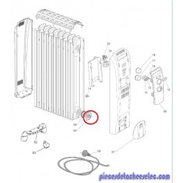 Résistance pour Radiateur DELONGHI
