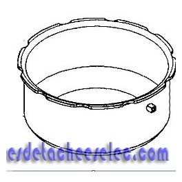 Cuve 5 L Anti Adhesive pour Cocotte Clipso Minut Duo Seb Cuve 5 L Anti Adhesive pour Cocotte Clipso Minut Duo Seb