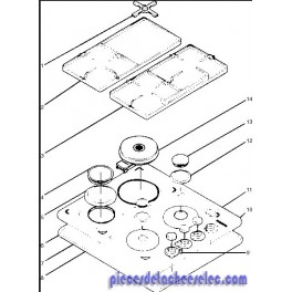 Enjoliveur Semi Rapide pour Plaque de Cuisson SCHOLTES Enjoliveur Semi Rapide pour Plaque de Cuisson SCHOLTES