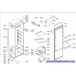 Joint de porte Réfrigérateur 1665.0 x 516.0 mm pour Réfrigérateur WHIRLPOOL Joint de porte Réfrigérateur 1665.0 x 516.0 mm pour Réfrigérateur WHIRLPOOL