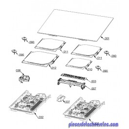 Table de Cuisson Noire pour Plaque de Cuisson AEG Table de Cuisson Noire pour Plaque de Cuisson AEG
