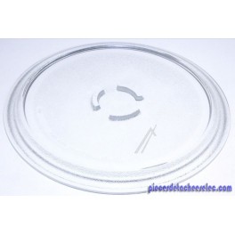Plateau Tournant en Verre 28cm pour Micro Ondes WHIRLPOOL