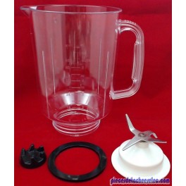 Bol Plastique + Joint + Couteau + Moyeu pour Robot Kitchenaid