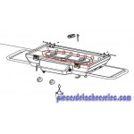BRULEUR 28 Mb (2 VENTURIS) pour plancha Campingaz
