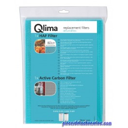 Kit Filtre HAF et Charbon Actif pour Déshumidificateur Qlima