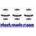 Filtre HEPA 6x pour Aspirateur H.Koenig