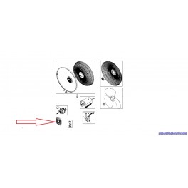 Flasque Support Moteur Pour Ventilateur Rowenta Essential+ anti-moustique Flasque Support Moteur Pour Ventilateur Rowenta Essential+ anti-moustique