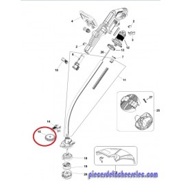 Roue pour Coupe Bordures BLACK & Decker Roue pour Coupe Bordures BLACK & Decker