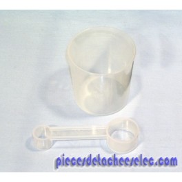 Verre avec cuillère doseur pour Machines à pain BM300 / BM306 Kenwood