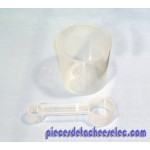 Verre avec cuillère doseur pour Machines à pain BM300 / BM306 Kenwood