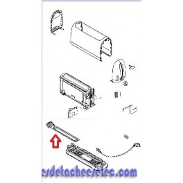 Tiroir Poignee/noir pour Grille Pain subito moulinex Tiroir Poignee/noir pour Grille Pain subito moulinex