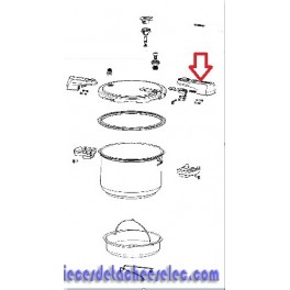 Poignee/couvercle/noir pour Cocotte Seb Poignee/couvercle/noir pour Cocotte Seb