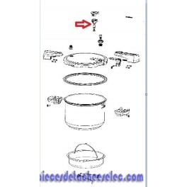 Embase Soupape de Fonctionnement pour Cocotte Seb Embase Soupape de Fonctionnement pour Cocotte Seb