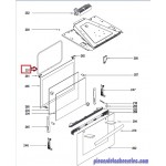 Joint Pyrolise Tresse Chassis Ailics pour Four BRANDT