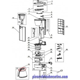 Porte filtre pour cafetière magimix Porte filtre pour cafetière magimix