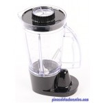 Bol/blender/complet/noir pour Robot Multifonction Double Force Compact Moulinex
