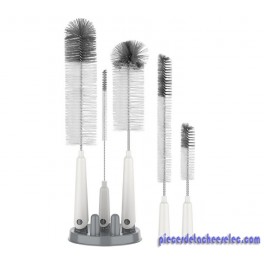 Ensemble de 5 Brosses à Bouteille avec Support de Rangement