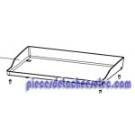 Plaque de Cuisson Fonte Emaillée + Vis (x4) pour Plancha CAMPINGAZ